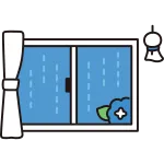 Rainy Season Window SVG Icon